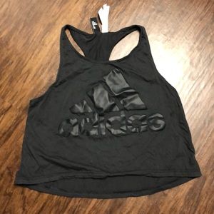 Black adidas tank top